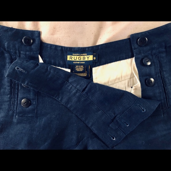 Navy Rugby 🏉 Ralph Lauren Shorts - Picture 3 of 8